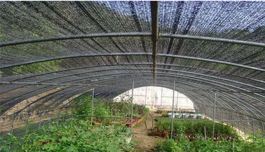 HDPE Garden Black Sun Shade Net  For Greenhouse / Vegetable Nursery